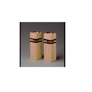 Support de bougie minimaliste en bois fait main pour mariages, événements festifs, fêtes et cadeaux – Présentoir à bougies pour la maison et la table de restaurant - Product Image 4