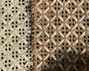 Vietnam Manufacturer Natural Cane Rattan Rhombic Pattern Material For Chair <b>Backrest</b> Cabinet Door Furniture Use - Product Image 4