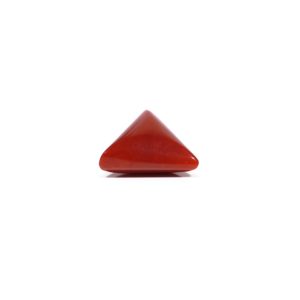 Natural Red Coral Loose Gemstone 9 Carat 6mm Cabochon for Fine Jewelry - Product Image 3