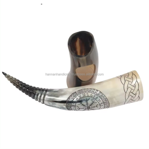 Auténtico Cuerno Vikingo Grande para Beber, Pulido, Artesanal, Seguro para Alimentos, Sin Fugas, Hecho con Cuerno Genuino - Product Image 5