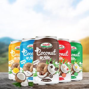Ready to Drink Healthy Plant-based <b>Milk</b> from Coconut MilkLactose Free Less Sugar 330ML Can Nawon Beverage Manufacturer Vietnam - Product Image 6