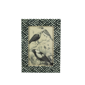 Resin <b>Vintage</b> Farmhouse Wooden Photo <b>Frame</b>, Classic Rustic Design for Wall Decor and Tabletop Home Decoration - Product Image 1