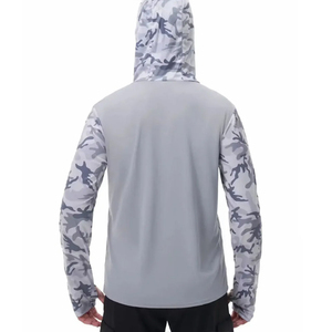 Haut de pêche à manches longues pour homme, en tissu rafraîchissant 100 % polyester UPF 50, respirant, pour l'aventure en extérieur, personnalisable - Product Image 2
