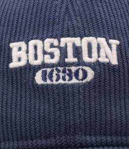 Gorra de Béisbol de Pana con 6 Paneles, Personalizada con Bordado Original del Logotipo de Boston, Letra Común, Estilo Dad Hat, Venta al Por Mayor - Product Image 6