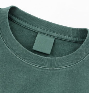 Sudadera básica de cuello redondo para hombre, manga larga, informal, de algodón y felpa, con impresión de logotipo personalizado, venta al por mayor. - Product Image 2