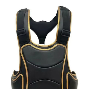 Protège-poitrine en cuir véritable de haute qualité pour la boxe, le kickboxing, les arts martiaux, le Muay Thai et l'entraînement MMA - Product Image 3