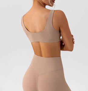 Women's Seamless Sports Bra Moisture Wicking Athletic Training Bra for Gym Yoga Fitness Exercise Custom Private Label Supplier - Product Image 4