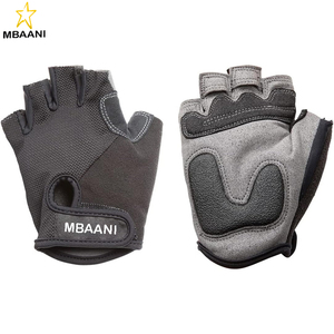 Gants de cyclisme pour femmes, T-Gloves, gants de vélo de montagne confortables en maille à demi-doigts avec coussinets en gel - Product Image 1