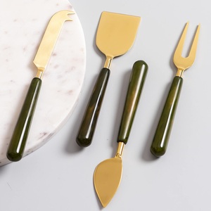 Ensemble de couverts en acier inoxydable de qualité, écologiques et durables, pour les dîners festifs, utilisation quotidienne, ustensiles de cuisine modernes - Product Image 5