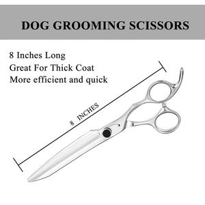 High Quality <b>Dog</b> Grooming <b>Scissors</b> Stainless Steel Straight High Quality Pet Grooming <b>Scissors</b> Pet Saloon <b>Scissors</b> - Product Image 4