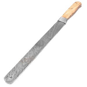 Serrated Bread <b>Knife</b> with Upgraded 1095N Steel Razor <b>Sharp</b> Wavy Edge Width - Bread Cutter Ideal for Slicing Homemade (smk1653) - Product Image 6