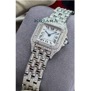 Montre en diamant moissanite écologique pour homme, montre-bracelet de mode haut de gamme pour les événements formels, les occasions professionnelles, les tenues décontractées et les fêtes - Product Image 6