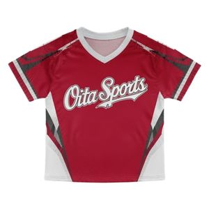 Conjunto de Uniforme de Lacrosse Sublimado Rojo y Blanco Unisex, Uniforme Deportivo Ligero de Poliéster, Ropa de Entrenamiento - Product Image 3