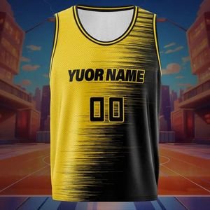 เสื้อบาสเก็ตบอลขายส่งสำหรับผู้ชาย เสื้อบาสเก็ตบอลเรียบง่าย ชุดกีฬา เสื้อโพลีเอสเตอร์ ราคาถูก เสื้อซับลิเมชั่นสำหรับผู้ชาย - Product Image 4
