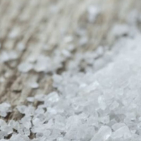 Coarse White Sea Salt Crystals for Cooking and Culinary Seasoning, Natural Edible Salt Ingredient