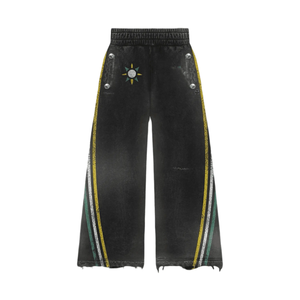 Conjunto de chándal acampanado de invierno personalizado para hombre, talla grande, estilo urbano, con sudadera con capucha 3D y jogger, con bajo sin rematar y gráficos. - Product Image 4