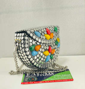 À la mode luxe Falak World Export bohème unique épaule sac à bandoulière dames finition Premium selle fermeture éclair étanche Durable - Product Image 5