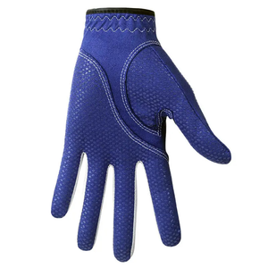 Gants de golf pour hommes avec logo personnalisé OEM, en cuir véritable respirant, antidérapants, durables, fermeture à boucle, faible MOQ, prix abordable - Product Image 4
