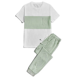 Camiseta de Verano para Hombre, 100% Algodón, Cuello en V, Color Sólido, Manga Corta, Corte Holgado, Transpirable, Diseño en Blanco para Serigrafía - Product Image 1