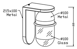 Applique Murale LED Scandinave Moderne en Verre, Style Nordique, en Fer, pour Chambre, Chevet, Restaurant, Balcon, Couloir, Caractéristiques Personnalisées - Product Image 3