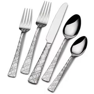 Ensemble de couverts en acier inoxydable de haute qualité, vaisselle durable pour restaurant - Product Image 4