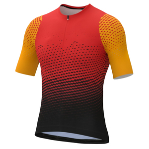 Men's Performance <b>Cycling</b> Jersey Spandex Polyester 220g Automated Cutting Seamless Short Sleeve Breathable Lightweight - Product Image 3