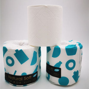 Disposable Custom Large Size Cheap Toilet <b>Paper</b> 2 Ply Soft Toilet Roll - Product Image 3