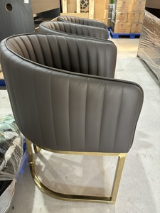 Sillón de Pedicura Moderno en PU Negro con Base Cromada para Salón de Uñas - Product Image 5
