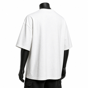T-shirt oversize épais en coton de qualité supérieure, coupe ample, streetwear décontracté, durable, élégant, pour tous les jours - Product Image 6