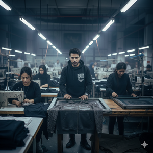 REXFIT SPORTS Sweat à capuche oversize pour homme, style streetwear |   Conception de patch brodé |   Sweat-shirt personnalisé à capuche zippé coupe oversize - Product Image 2