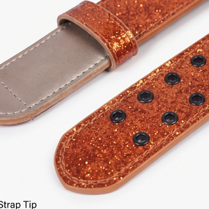 Cinturón de Cuero Genuino Personalizado para Hombre, Cinturón de Cuero con Brillo para Levantamiento de Pesas, Cinturones de Cuero con Brillo Resistentes para Powerlifting, Cinturón de Cuero Unisex para Gimnasio - Product Image 6