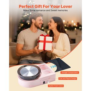 Tourne-poterie électrique miniature rose de 6 pouces, modèle D0100X3G4NT, pour enfants et adultes, pour les activités créatives en poterie et en émail - Product Image 6