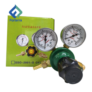 Regulador de oxígeno estilo Yamatoa de 4000psi de alta calidad con manómetro y caudalímetro para cilindro de <span class=keywords><strong>gas</strong></span> de oxígeno - Product Image 1