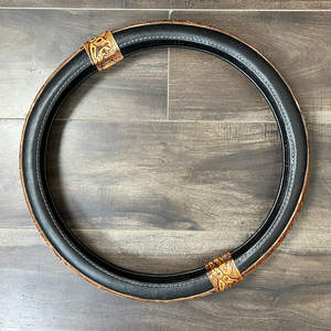 Nueva cubierta de volante de cuero genuino con herramientas manuales, Protector Interior de coche antideslizante, ajuste Universal, agarre de lujo, accesorios para automóviles - Product Image 5