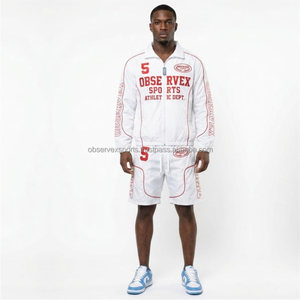 Conjunto de Chaqueta Cortavientos Reflectante para Hombre, Conjunto Deportivo para Hombre, Conjuntos para Correr, Diseño Deportivo Cargo, Diseña Tu Propio Conjunto de Chaqueta Cortavientos - Product Image 1