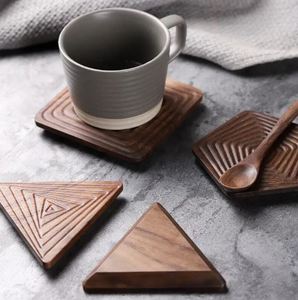 Latest Design Coaster Set natural Wood Coaster And Placemats With Custom Logo Print Best Promotional Gift Coasters <b>Board</b> - Product Image 5