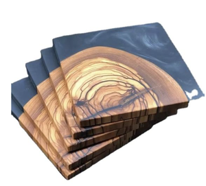 Casetera de Resina y Madera Hecha a Mano con Técnica de Fundición para Decoración del Hogar, de la India - Product Image 2