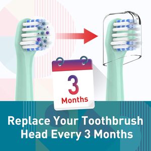 Plaque Buster Rotating <b>Round</b> Toothbrush Head Refills Generic for Oral Bs Electric <b>Brush</b> Heads Wholesale OEM Factory - Product Image 4
