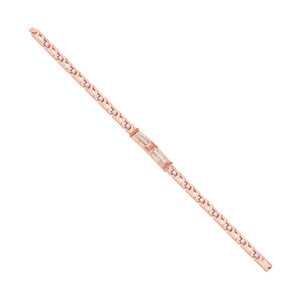 Geometric Angular Framework Diamond Link <b>Bangle</b> <b>Bracelet</b> - Product Image 3