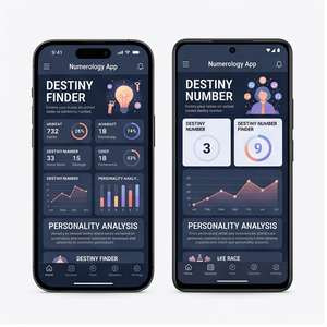 Aplicación de Numerología RoyalCraft – Números del Camino de Vida, Calculadora del Destino, Perspectivas sobre la Personalidad y el Futuro iOS/Android - Product Image 1