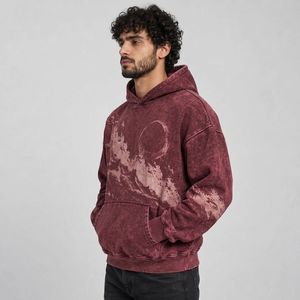 Sweat à capuche sport pour homme Beazer, coupe classique, couleur unie, polyester/coton, tricoté, séchage rapide, anti-plis, respirant, 300g - Product Image 2