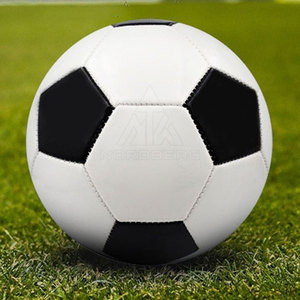 Ballon de football de qualité supérieure en stock, prix bas, couleur et taille personnalisables, matériau PU, léger, durable, utilisation intérieure/extérieure - Product Image 2