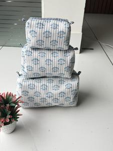 Bolsas de Aseo Portátiles con Diseño Paisley, Set de Bolsas Cosméticas con Cierre de Cremallera para Mujer, Organizador de Maquillaje, Bolsas de Viaje Textiles - Product Image 2