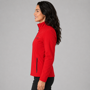 Chaqueta Softshell de Alto Rendimiento para Mujer, Logotipo Personalizado, Flexible, Ligera, Cálida, Transpirable, Informal para Exteriores, Chaqueta Softshell al por Mayor - Product Image 4
