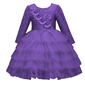 Nouvelle robe tutu pour filles de style chinois, personnalisable, vêtements pour enfants en bas âge, étiquette personnalisée, respirant, nylon/coton, longueur genou - Product Image 2
