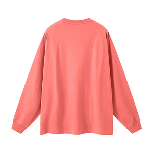 Sudadera Personalizada con Cuello Redondo y Lavado Ácido para Hombre y Mujer, Estilo Vintage Oversize, 100% Algodón, Primavera, OEM ODM - Product Image 4