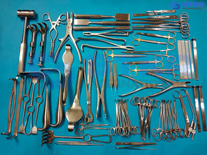 Lote Básico de 74 Piezas de Instrumentos Quirúrgicos Ortopédicos Manuales de Acero Inoxidable con Certificación CE para Uso Profesional en Hospitales y Clínicas - Product Image 2