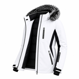 Veste de ski imperméable de qualité supérieure, respirante et isolante, veste de neige personnalisée, vêtements de sport d'hiver, fournisseur d'usine OEM - Product Image 3