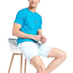 T-shirt pour homme doux et confortable, style basique, col rond et manches courtes, conçu pour un usage quotidien - Product Image 3