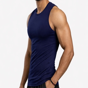 Custom Solid Color <b>Muscle</b> <b>Vest</b> Quick Dry <b>Muscle</b> Summer <b>Vest</b> Comfortable Embroidery Gym Men workout Tank Top - Product Image 3